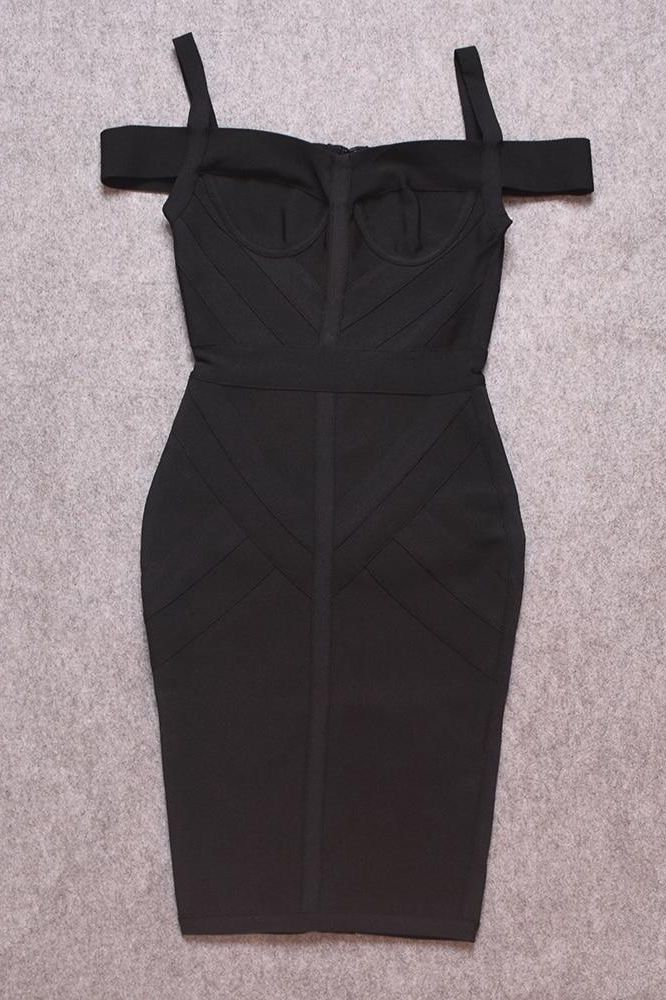Sophia Bandage Dress - Classic Black
